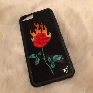 Burning love wildflower iPhone 6+ case